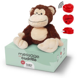 Message in a cuddle: Aap Voor een glimlach in moeilijke tijden